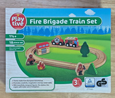 Playtive Wooden Farm Train Set