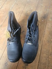 Beaver Safety Men's Black Steel Toe Capped Safety Boots Size 10 NEW WITH TAGS