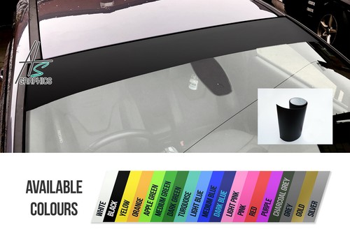 Adhesive windscreen sun strip - adhesive,