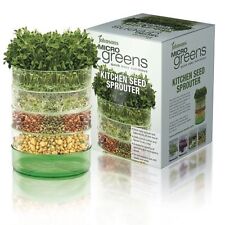 Microgreens Kitchen Seed Growing Sprouting Kit Baby Leaves Johnsons Sprouter