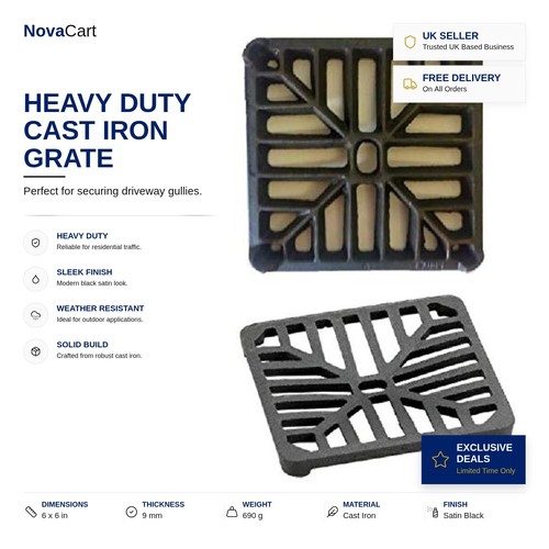 Drain cover heavy duty - -,