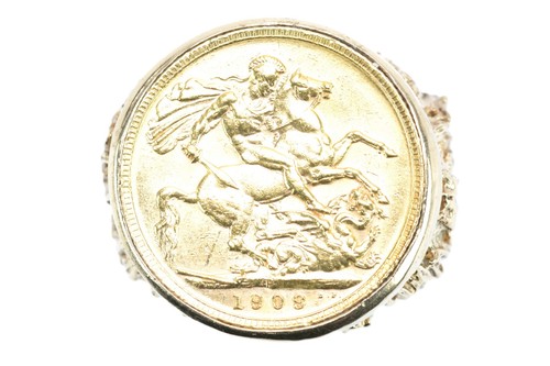 1909 perth gold full sovereign - perth,