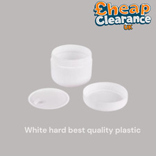 12x 50ml Plastic Empty Makeup Jar Pot Travel Face Cream Lotion Empty-Container