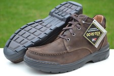 Clarks Mens BNIB Waterproof Boots ROCKIE 2 HI GTX Brown Nubuck GORE-TEX