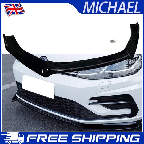 Gloss black front splitter - gloss,