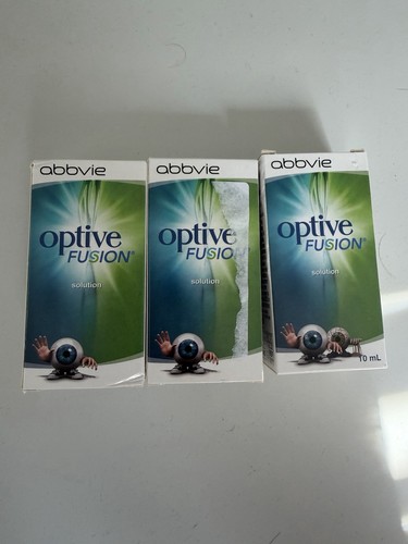 Optive fusion eye drops - eye, pack