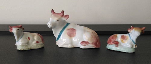 Three victorian staffordshire - three,