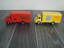 2 x Corgi Ford Thames Trader Box Van  ( LUCOZADE / SLUMBERLAND )