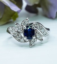 Vintage Sapphire Marquise