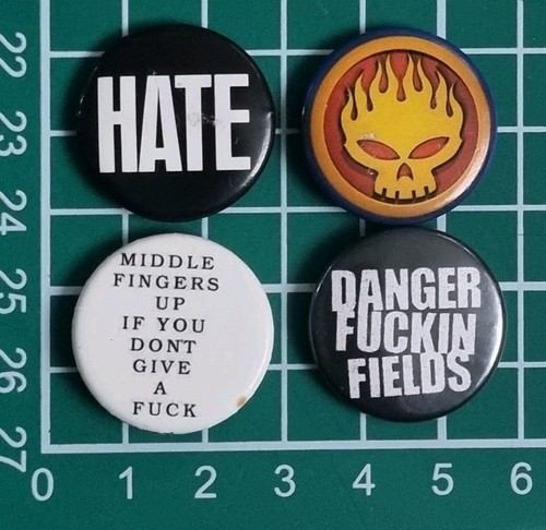 Vintage pin button - button, badges
