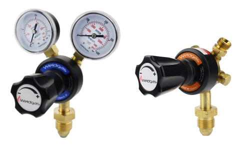 Pair oxygen and propane - pair,
