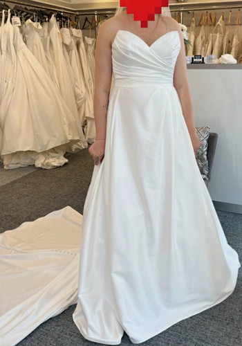 Maggie sottero ivory satin - ivory,