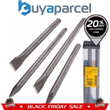 Dewalt SDSMAXSET 4 Piece SDS Max Flat Chisel & Point Set 300 400mm SDSMAXSET-QZ