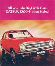 Datsun Nissan 1200 Sunny 4-dr Saloon 1970-1971 UK Market Single Sheet Brochure