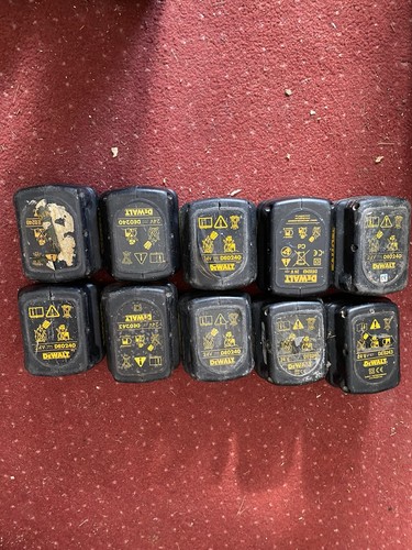 10x dewalt batteries 24v - 24v, ni