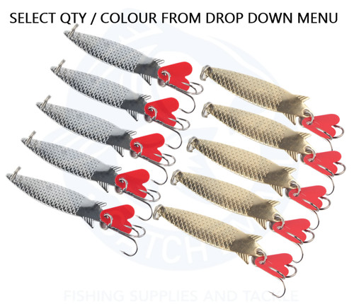 Fishing lure spinner - fishing, treble