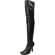 Black Over Knee Boots Thigh