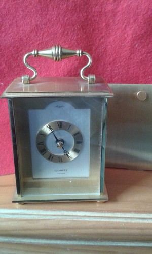 Angelus carriage clock 14cms - clock,