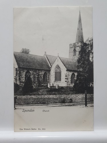 Vintage postcard spondon - postcard,,