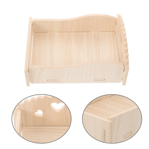 Wooden pet bed - pet,