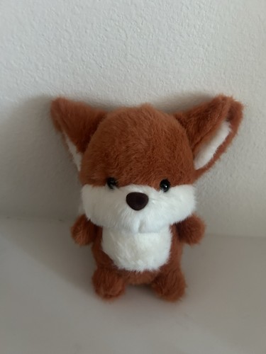 Brown fox plushie - brown,