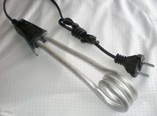 1000W Water Heater Portable Electric Liquid Immersion Element Boiler Travel 220V