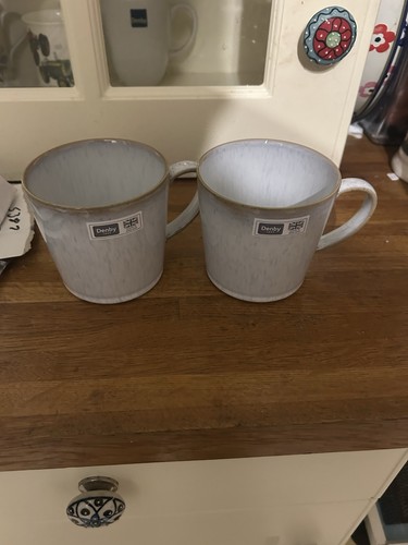 Denby white speckle large - -,