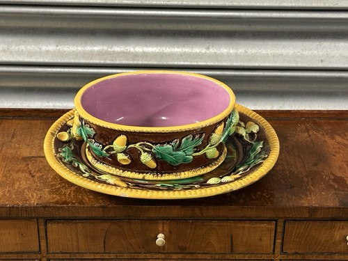 Antique george jones majolica - antique,