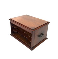 Antique Wooden Desktop Tambour