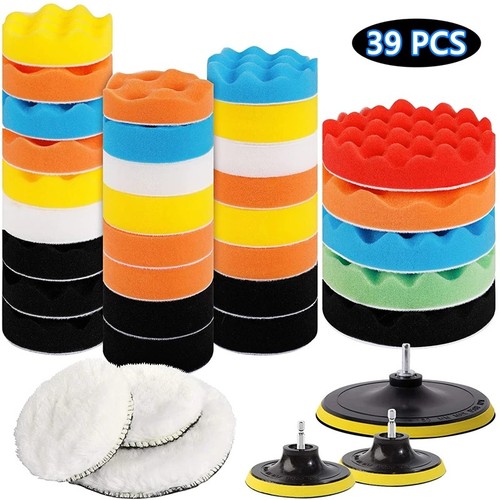 Car polishing pads kit - car, drill