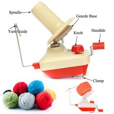 Swift Yarn Fiber String Ball Wool Winder Holder Hand Operated Winding Machine 