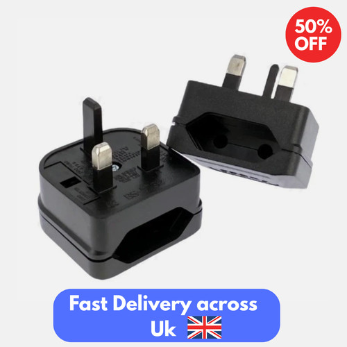Plug adapter 2 pin to - plug,