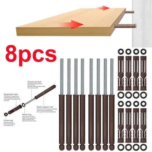 8pcs concealed hidden - hidden, shelf