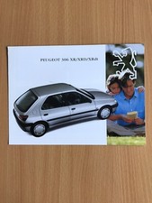 Peugeot 306 XR / XRD / XRdt UK Sales Leaflet