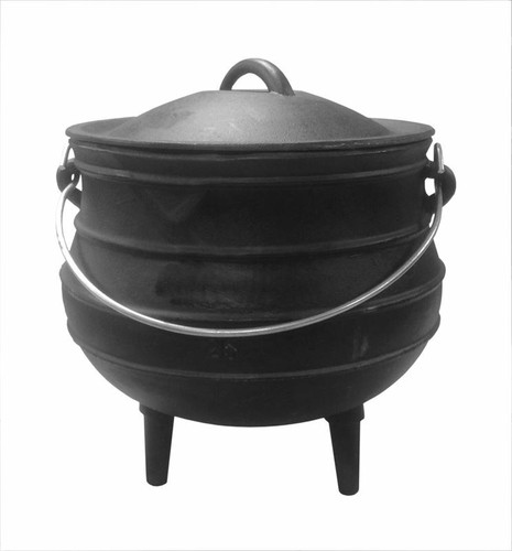 Cast iron stew pot camping - iron,