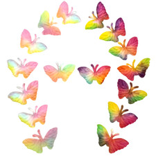 Small Paper Butterfly (2.5x4cm) Candy Unicor DYED Scrapbook Cardmaking Craft BF1