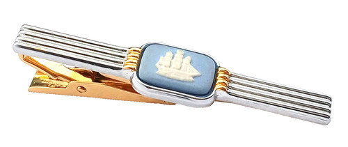 Wedgwood tie clip - tie, jasperware