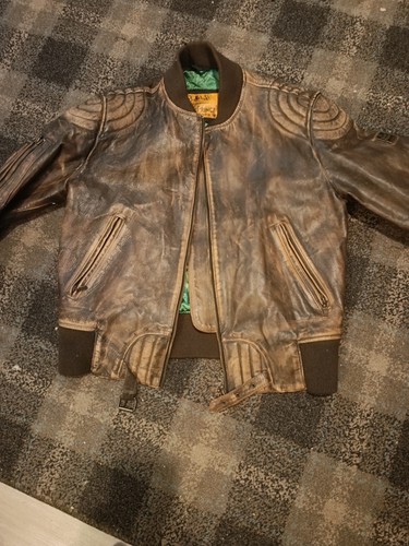 Belstaff brown 100 leather - belstaff,