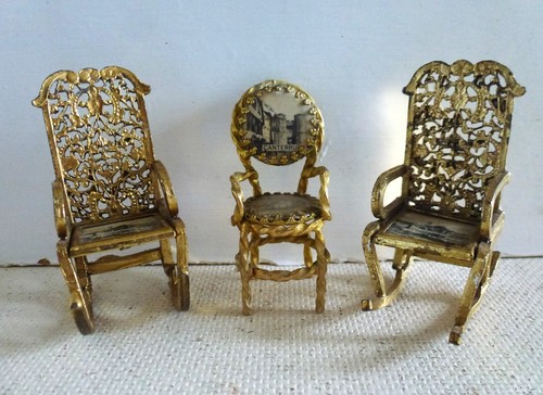 Antique set three miniature - antique,
