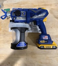 Graco 17M363 Ultra Cordless Airless Paint Sprayer Kit, Handheld 