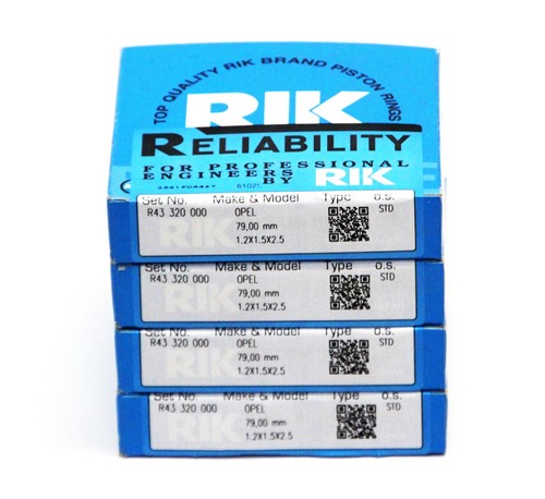 Piston ring set for - piston,