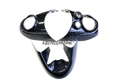 For MINI Genuine Carbon Fibre JCW Steering Wheel Trim Covers Cooper F55 F56 F57 