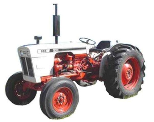 David brown tractor 885 - brown,