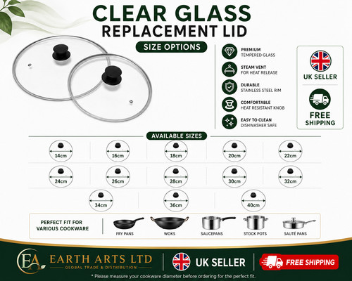 Clear glass pan - clear, with