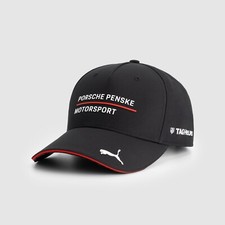 Porsche Motorsport Penske PUMA Team Le Mans Black Baseball Cap Official