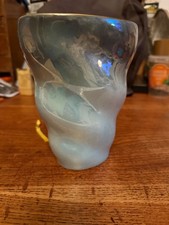 Maling Lustre Ware Vase blue &