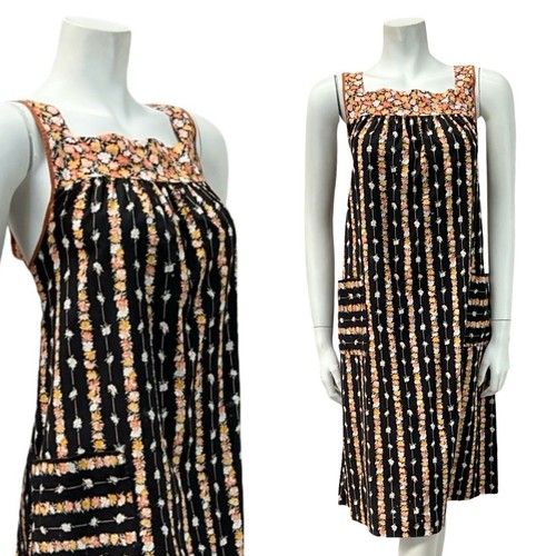 Vtg 60s 70s black yellow - 70s,