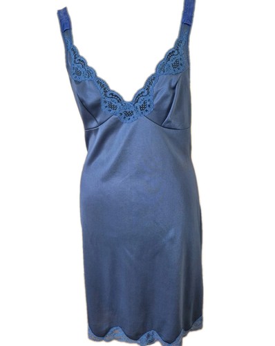 Vintage charnos blue chemise - vintage,