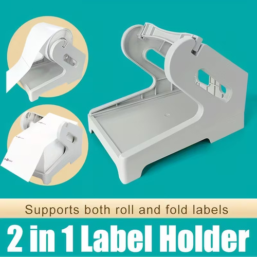 Label holder stand for - label,