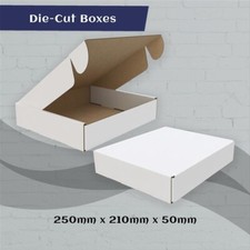 White Die Cut Postal Storage